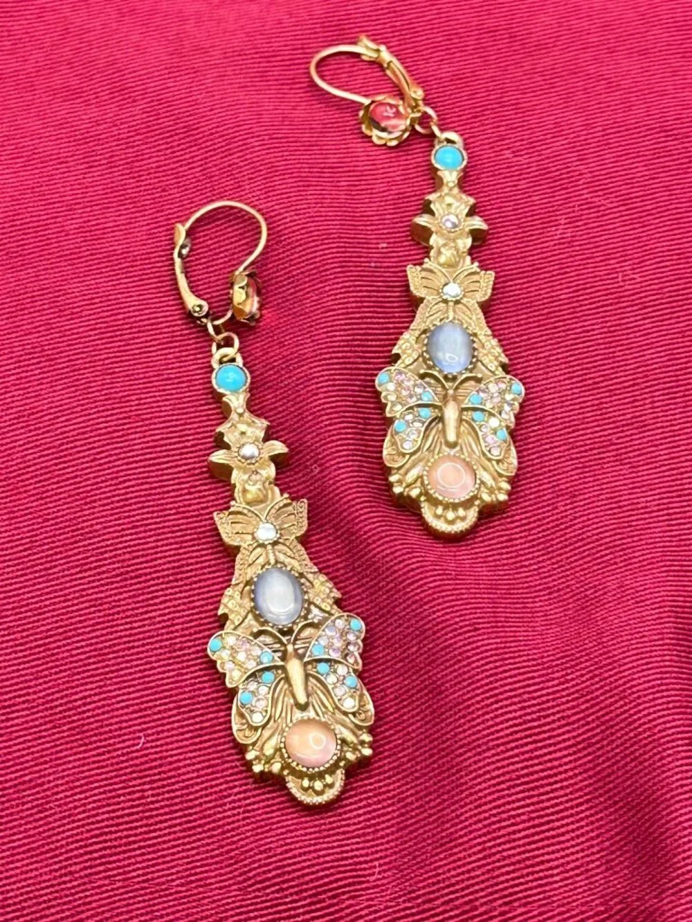 Askew London Butterfly Dangle Earrings